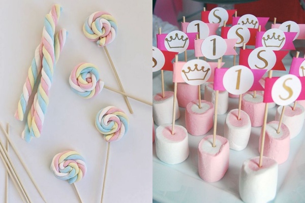 marshmallow para festa infantil